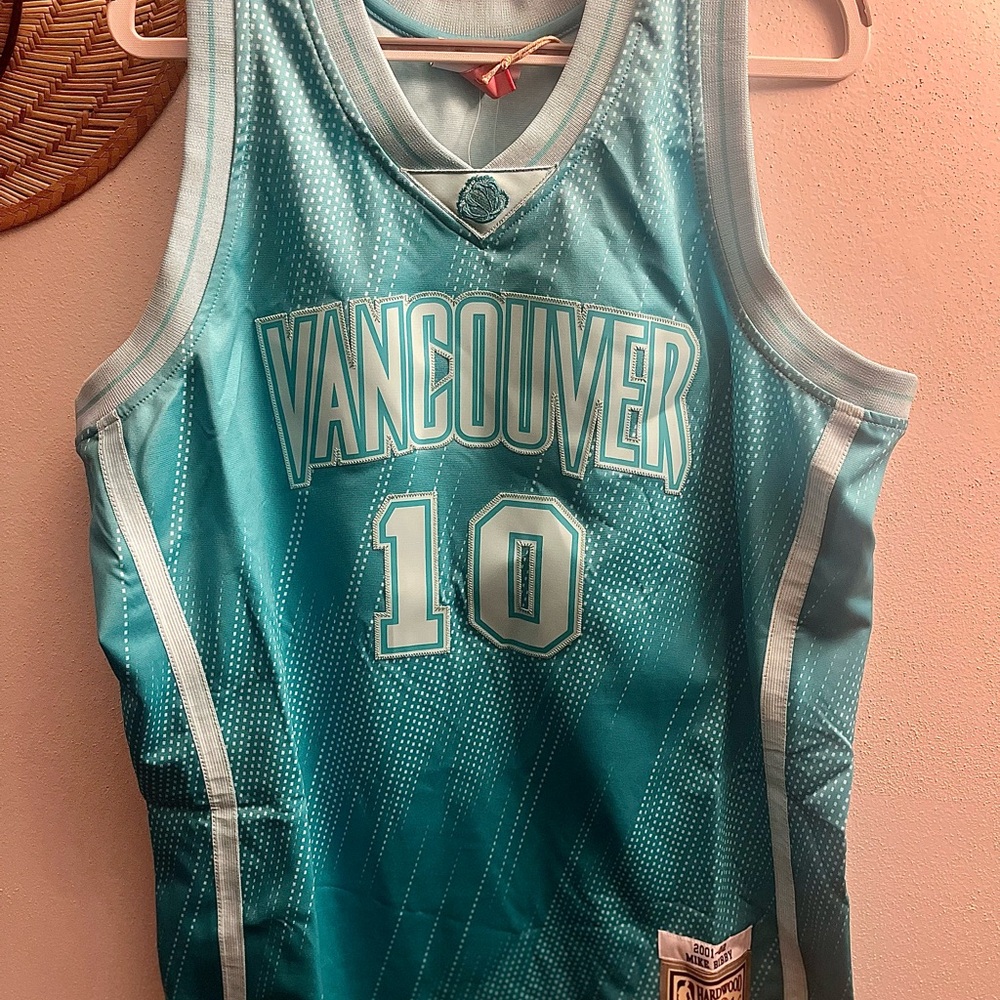 Mitchell & Ness Teal Hardwood Classics Jersey
